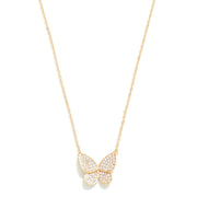 CZ Butterfly Necklace