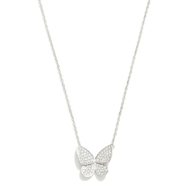 CZ Butterfly Necklace